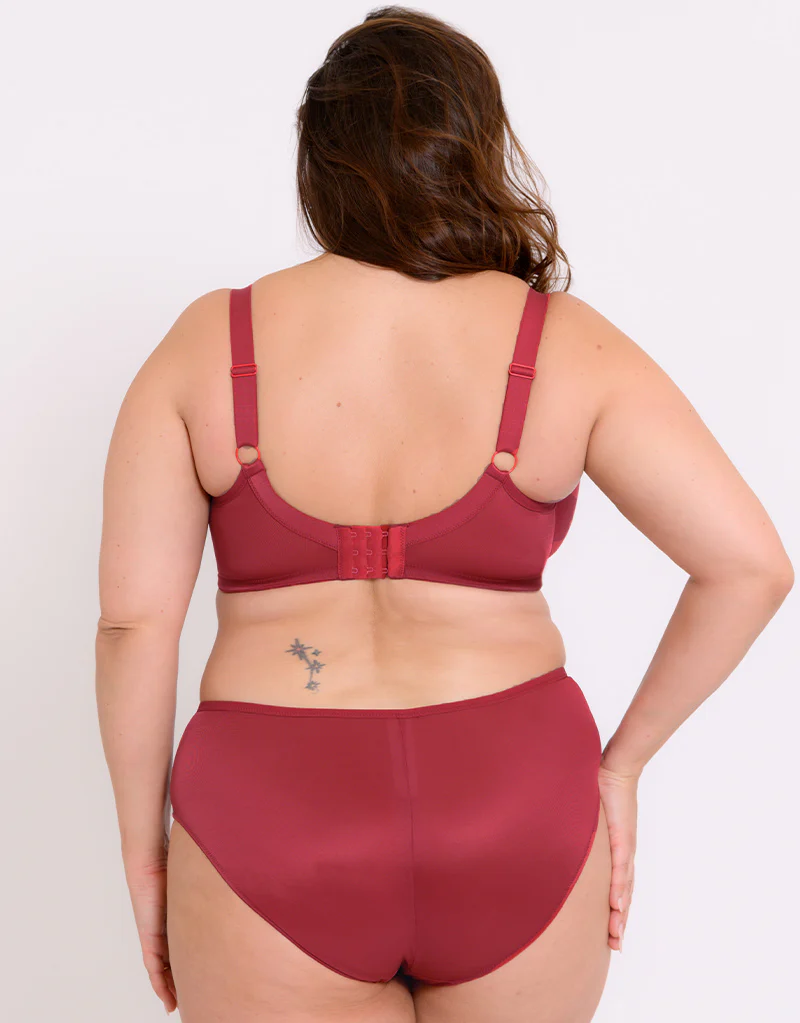 Adella Hera Full Plunge Bra Deep Rouge - Image 6