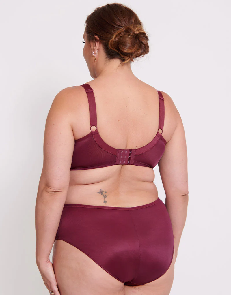 Adella Hera Full Plunge Bra Oxblood - Image 6