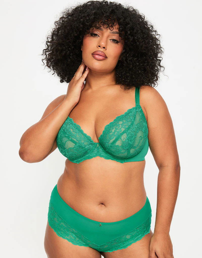 Ann Summers Sexy Lace Short Vivid Green - Image 3