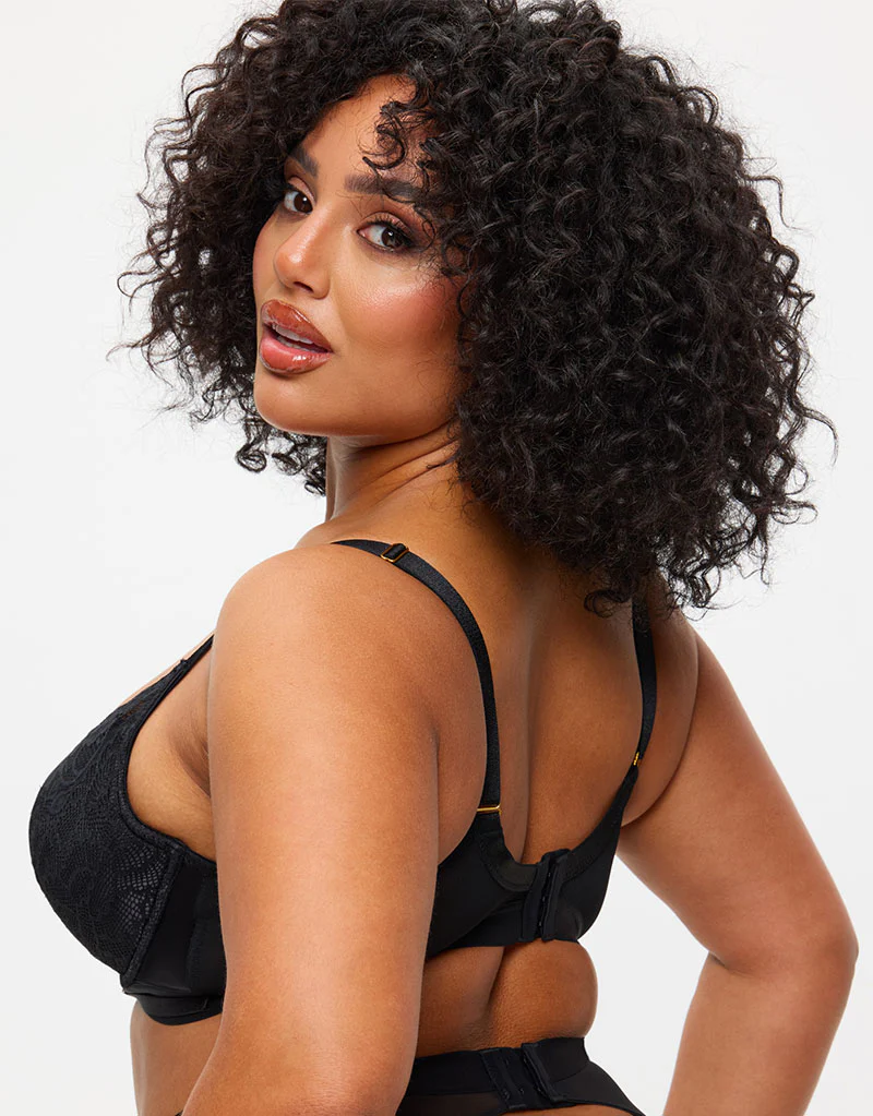 Ann Summers Undisputed Padded Plunge Bra Black - Image 5