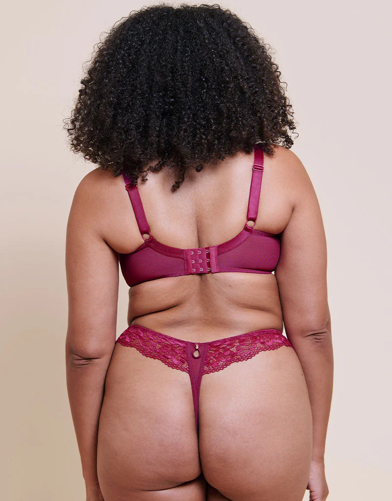 Curvy Kate Boost Sweetheart Thong Magenta Pink - Image 4