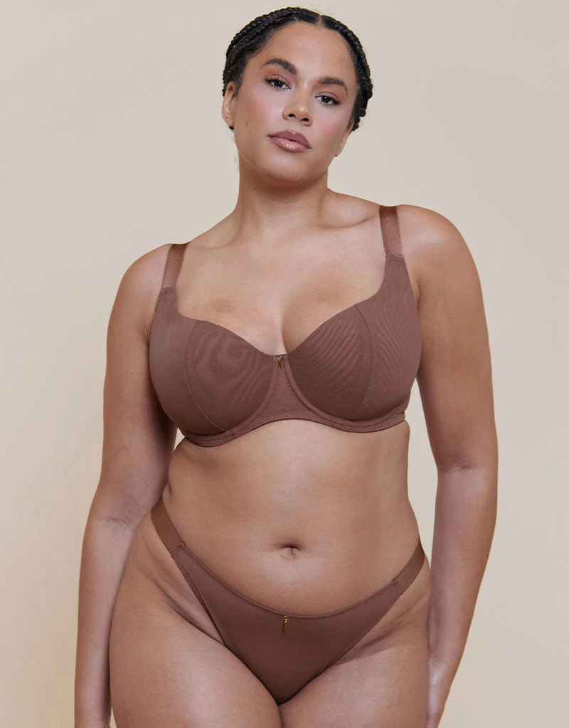 Curvy Kate Cool Cat Tanga Coffee - Image 3