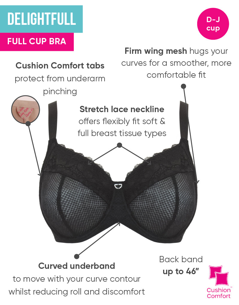 Curvy Kate DelightFull Full Cup Bra Black - Image 3