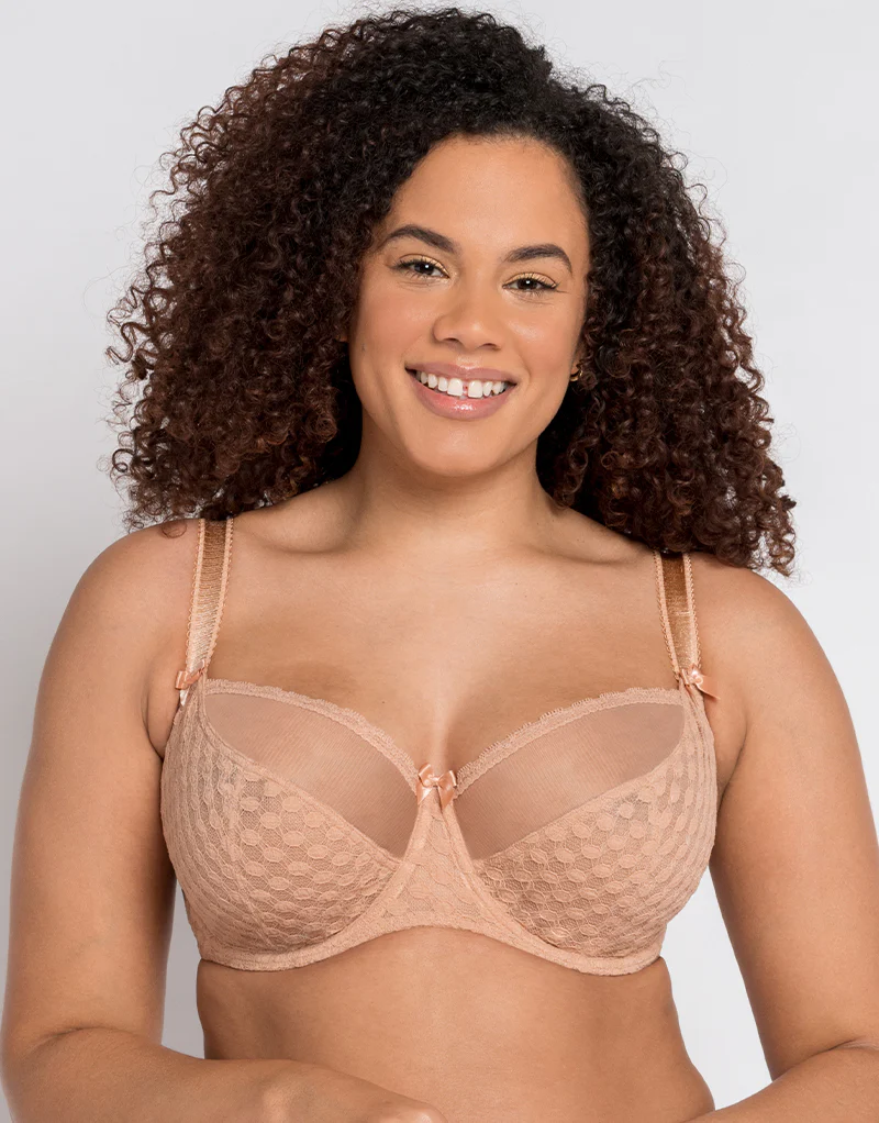 Curvy Kate Dottie Balcony Bra Latte - Image 2