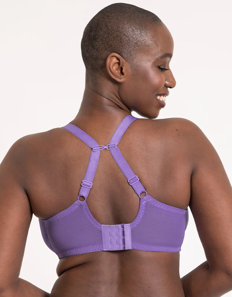 Curvy Kate Flare Full Cup Plunge Side Support Bra Amethyst Purple - Image 5