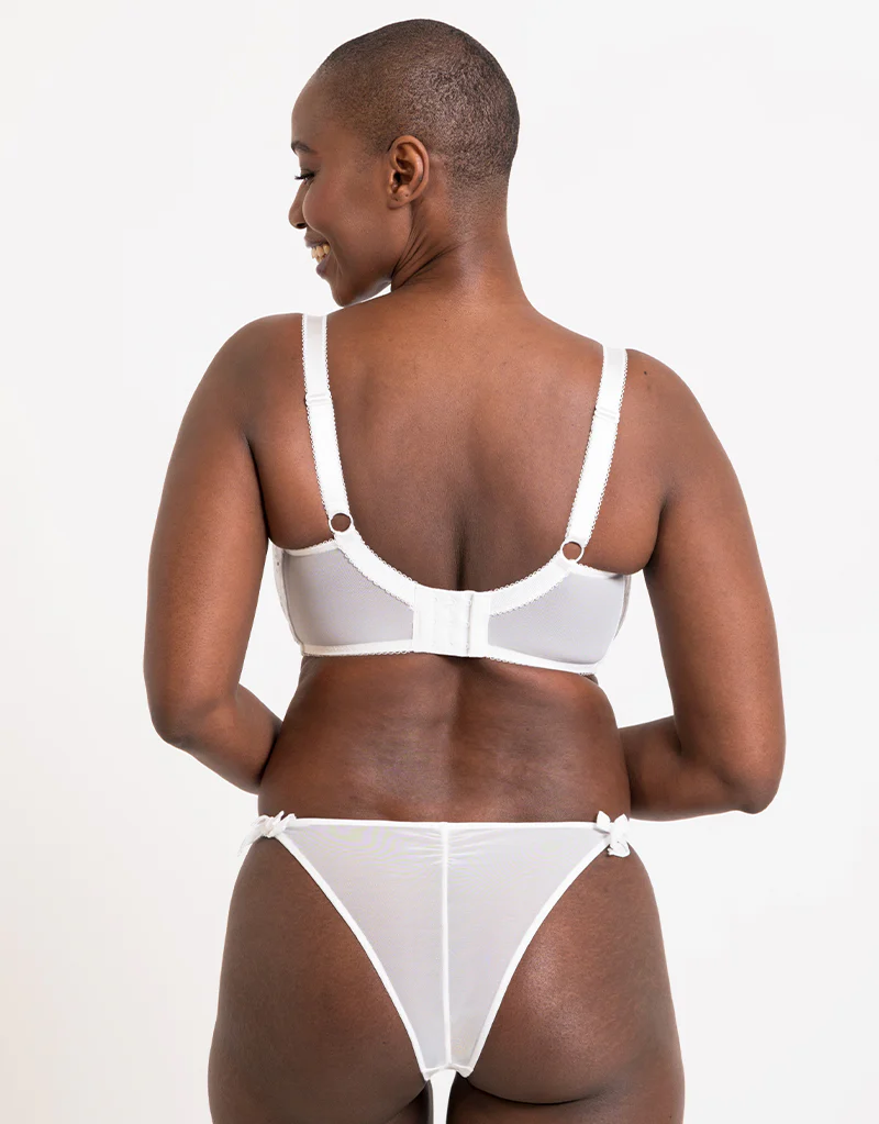 Curvy Kate Flora Tanga White - Image 4