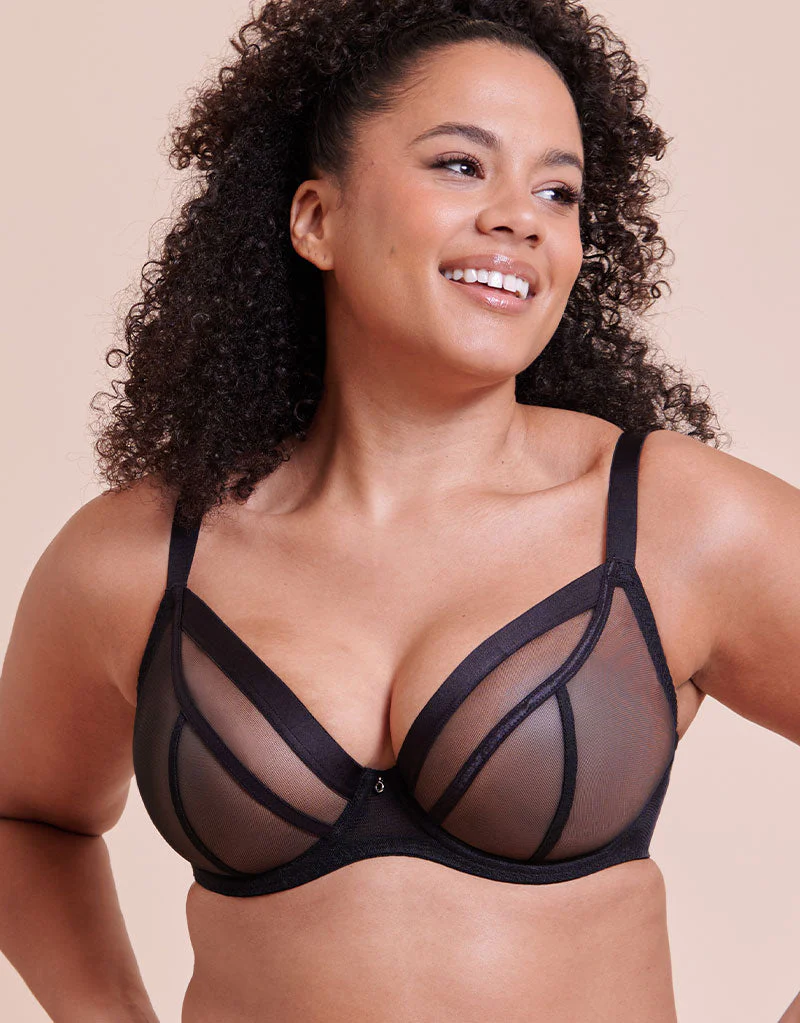 Curvy Kate Lightstyle Plunge Bra Black - Image 4