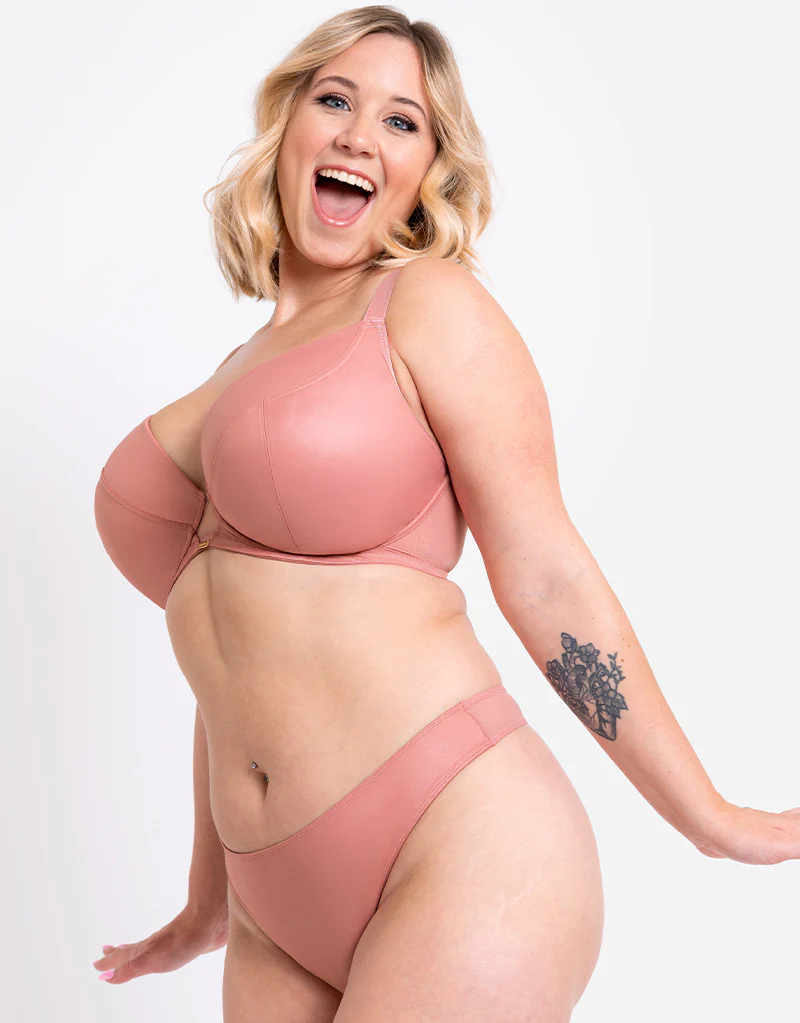 Curvy Kate Lush Full Plunge Bra Rose Shimmer - Image 11