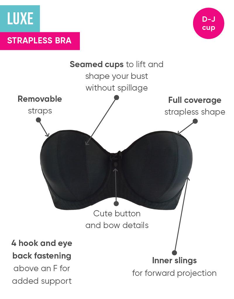 Curvy Kate Luxe Strapless Multiway Bra Black - Image 5