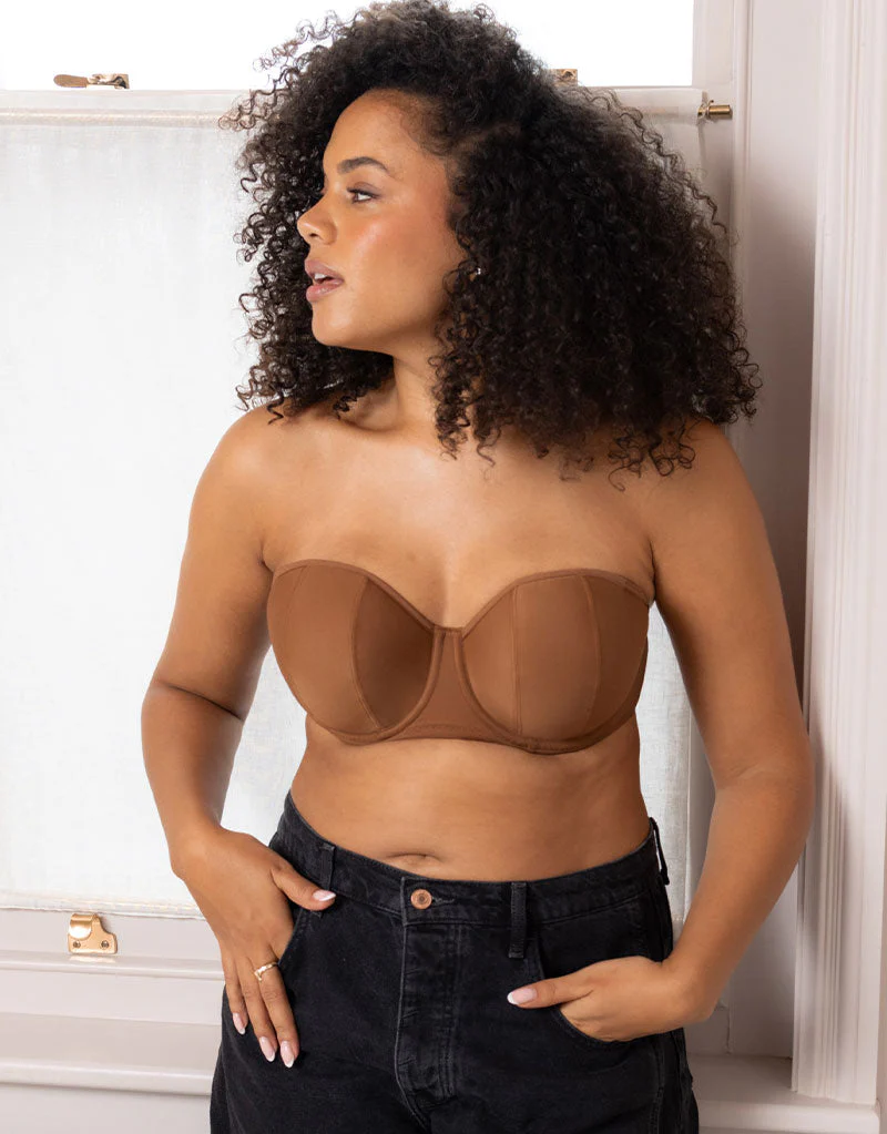 Curvy Kate Luxe Strapless Multiway Bra Caramel - Image 2
