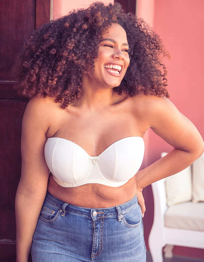 Curvy Kate Luxe Strapless Multiway Bra Ivory - Image 2