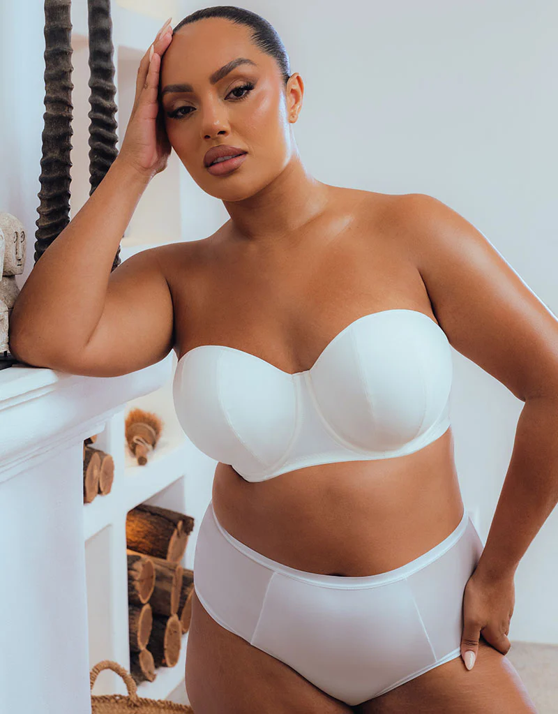 Curvy Kate Luxe Strapless Multiway Bra Pearl Ivory - Image 2