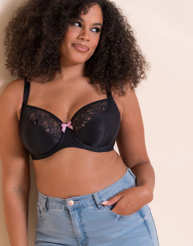 Curvy Kate Spellbound Balcony Bra Black - Image 2