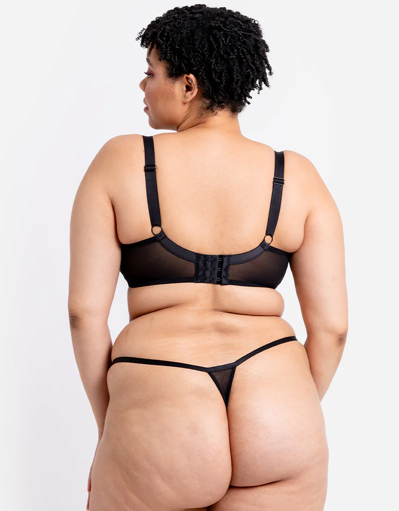 Curvy Kate Stardust Balcony Bra Black Sparkle - Image 7