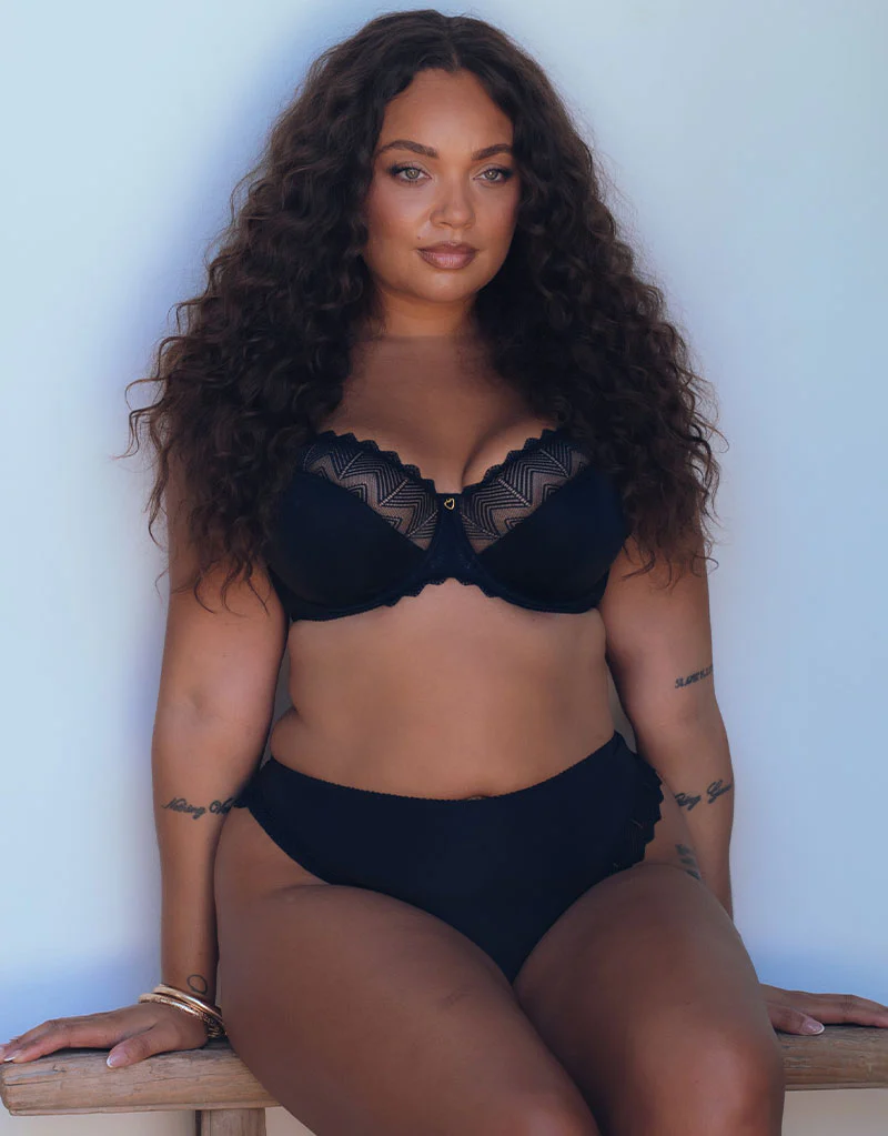 Curvy Kate Wild One Brazilian Brief Black - Image 5