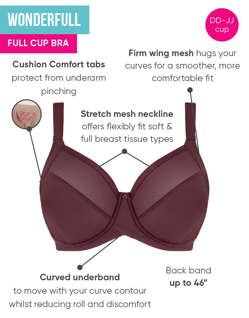 Curvy Kate WonderFull Full Cup Bra Auburn - Image 5