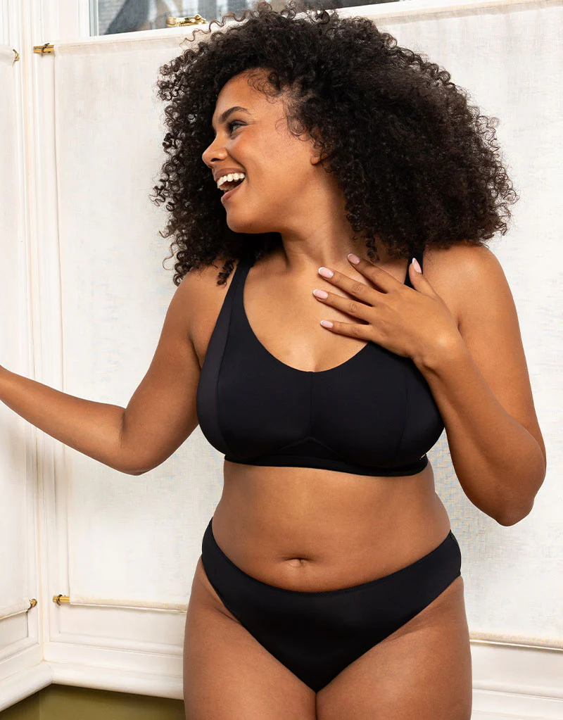 Curvy Kate Zen Non-Wired Bralette Black - Image 2