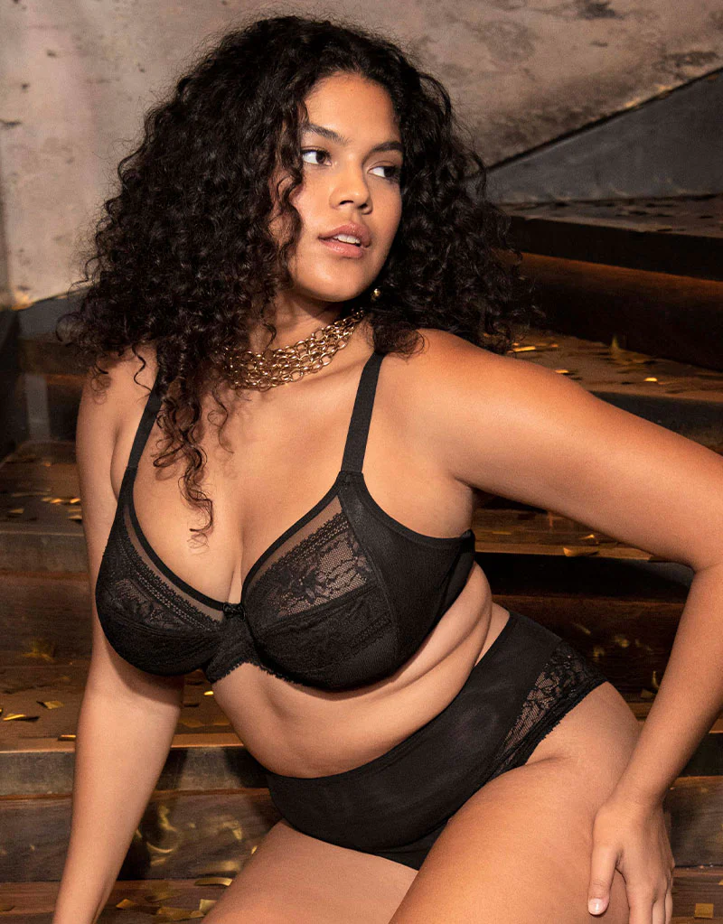 Elomi Kendra Full Brief Black - Image 6