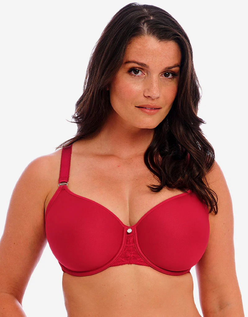 Fantasie Reflect Moulded Spacer Bra Red - Image 2