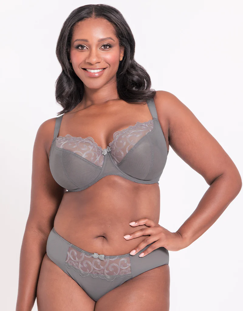 Flirtelle Alice Balcony Bra Silver - Image 2