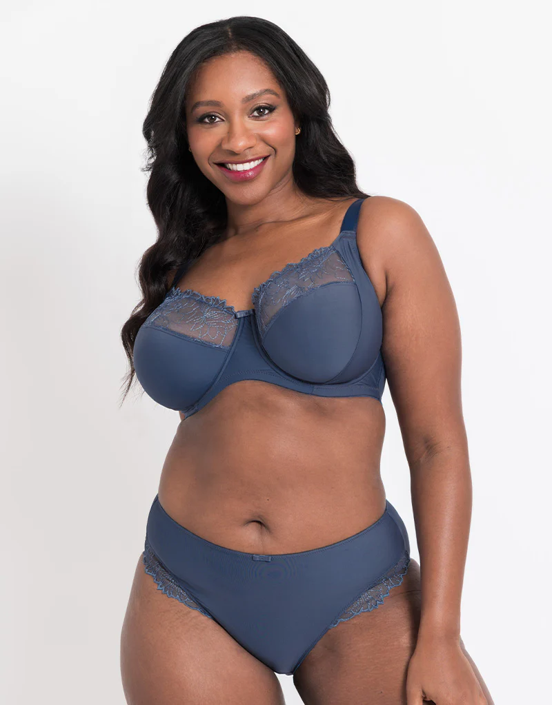 Flirtelle Emilie Classic Brief Denim Blue - Image 3