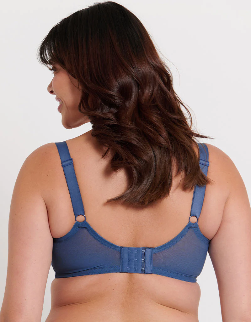 Flirtelle Emilie Deco Full Cup Side Support Bra French Blue - Image 5