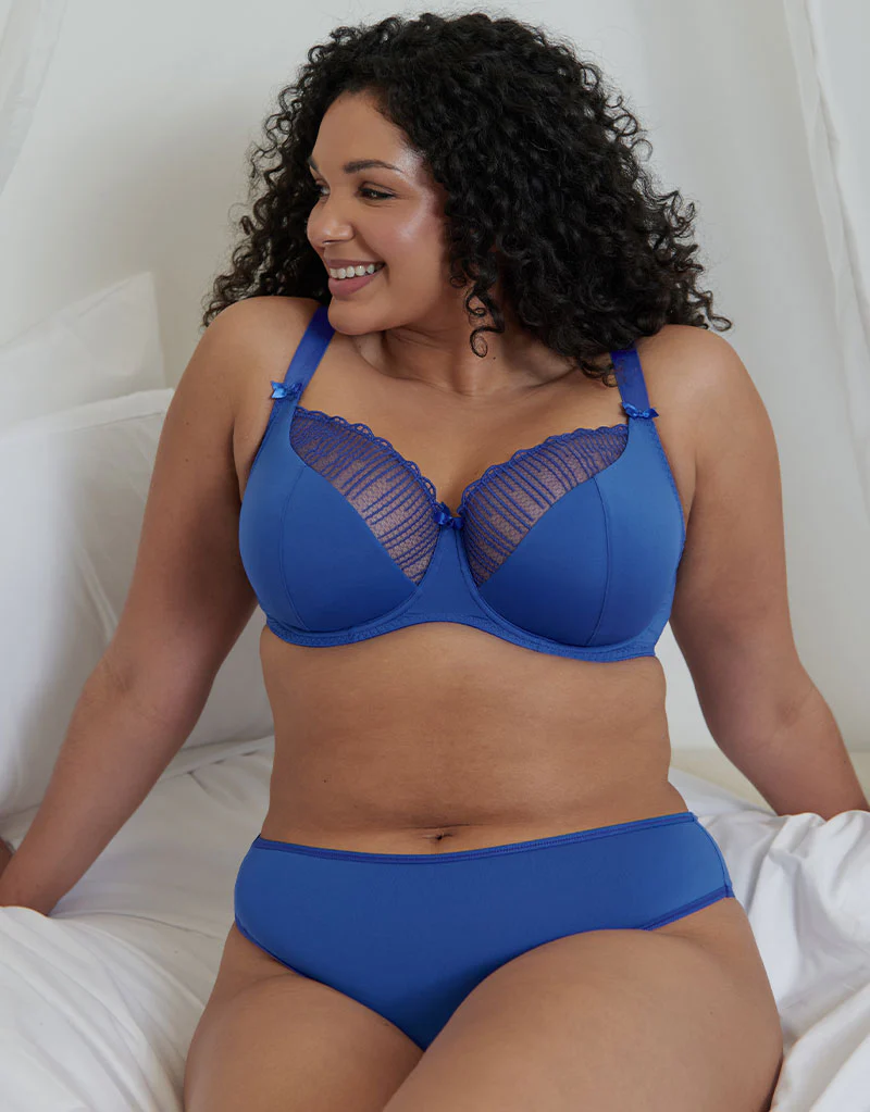 Flirtelle Riley Balcony Bra Marine Blue - Image 7