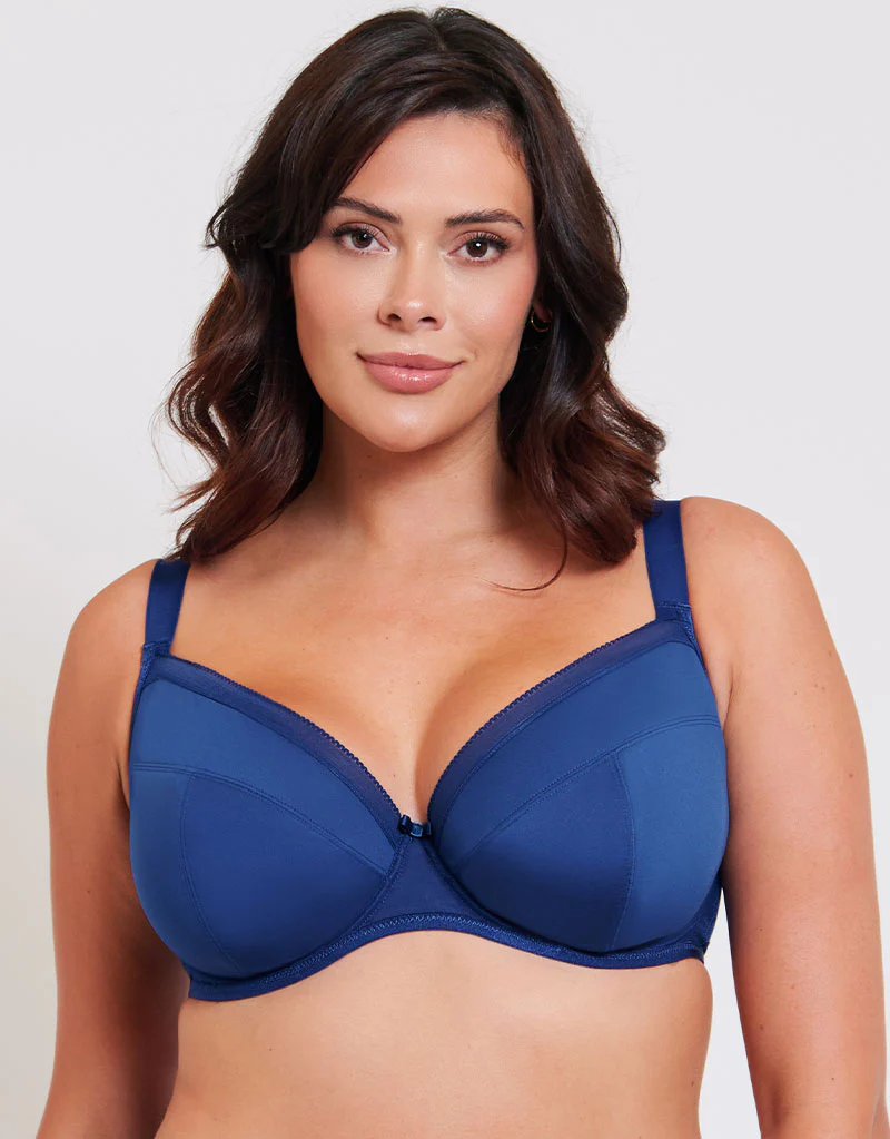 Flirtelle Josie Plunge Bra Royal Blue - Image 3