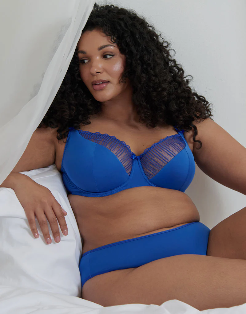 Flirtelle Riley Balcony Bra Marine Blue - Image 2