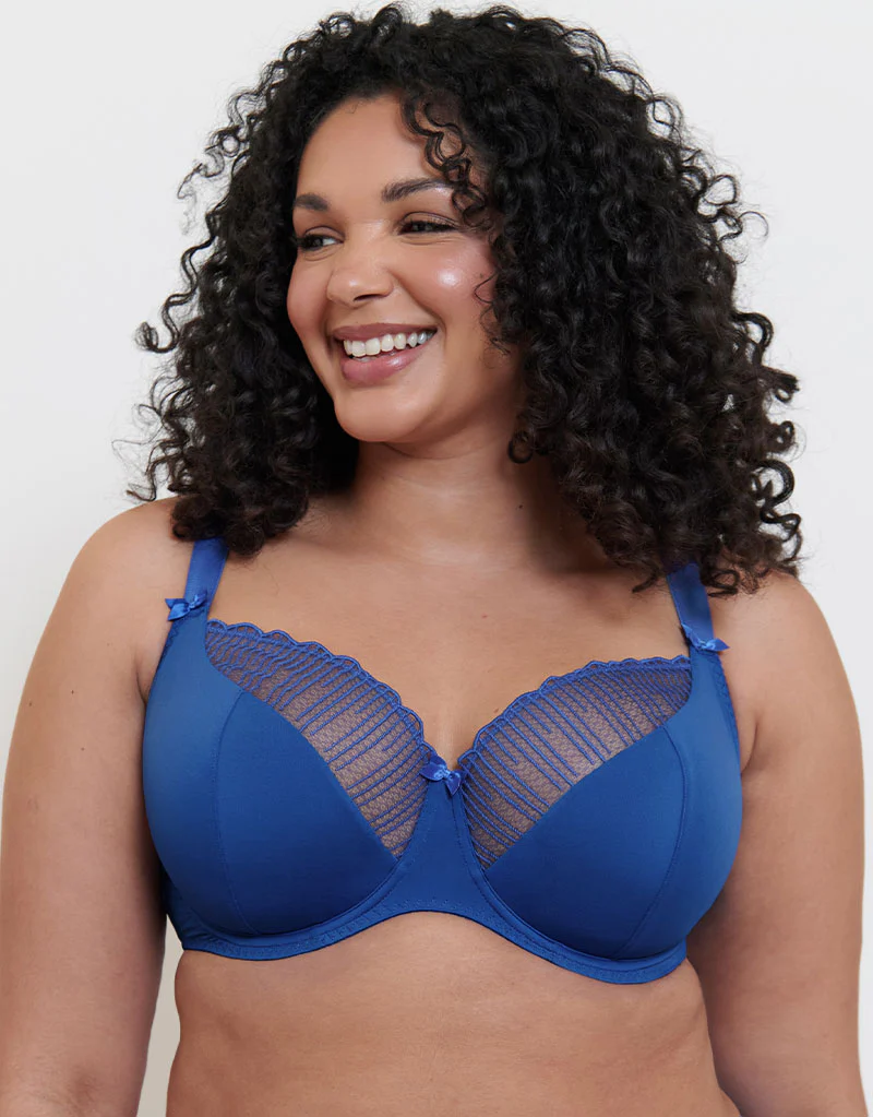 Flirtelle Riley Balcony Bra Marine Blue - Image 3