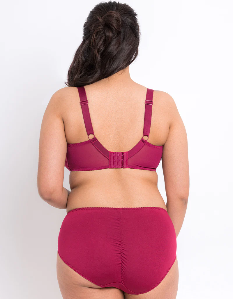 Flirtelle Swirl Balcony Bra Sangria - Image 6