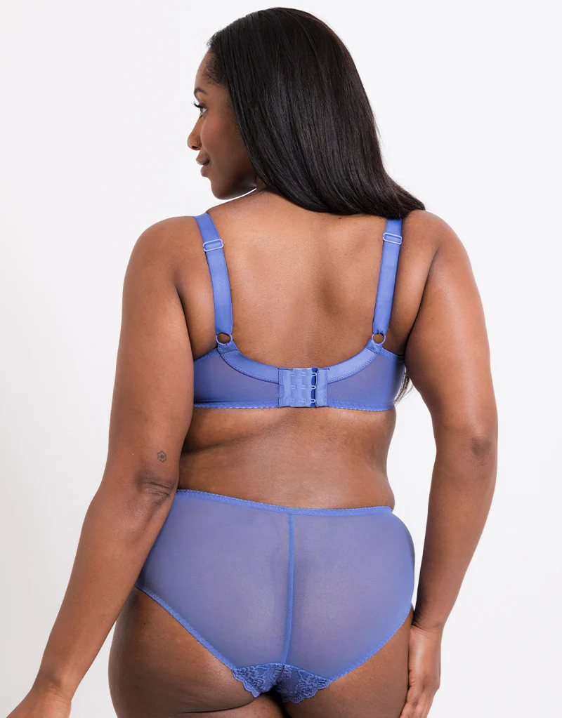 Flirtelle Viola Balcony Bra Cornflower Blue - Image 9