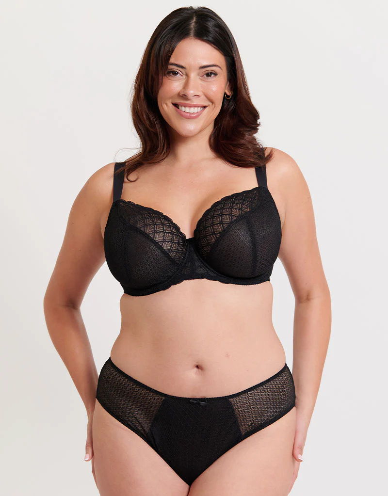 Flirtelle Viola Geo Brazilian Brief Black - Image 3