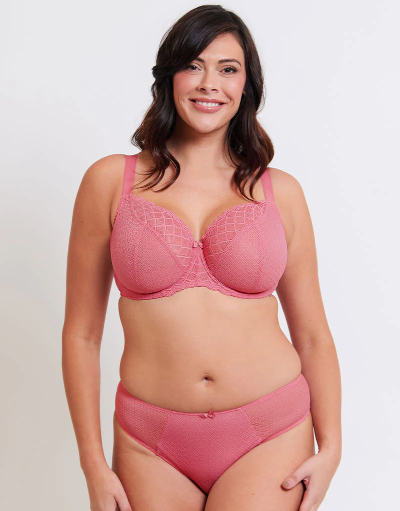 Flirtelle Viola Geo Brazilian Brief Rose Pink - Image 3