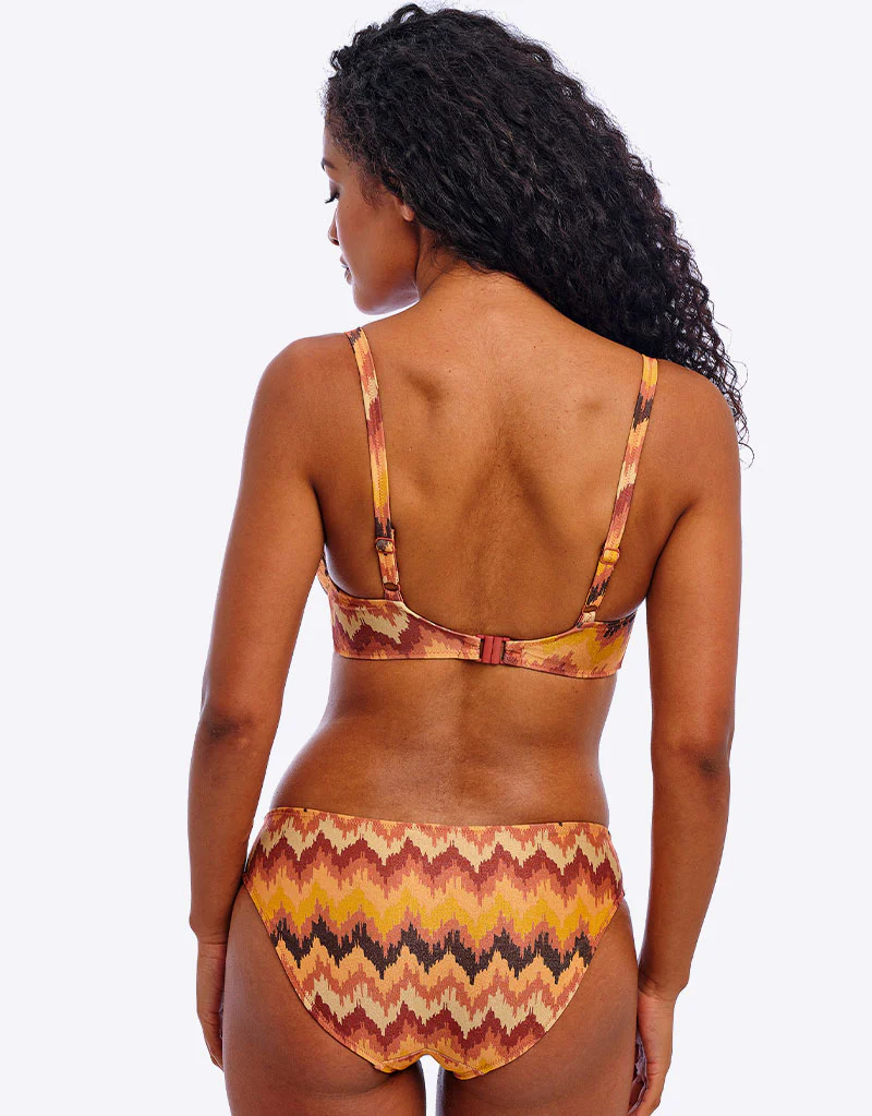 Freya Arizona Wave Plunge Bikini Top Horizon Print - Image 6