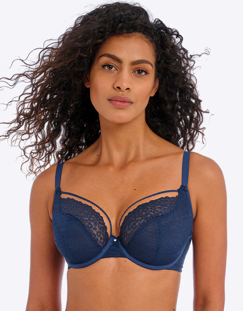Freya Catwalk Plunge Bra Midnight Blue - Image 4