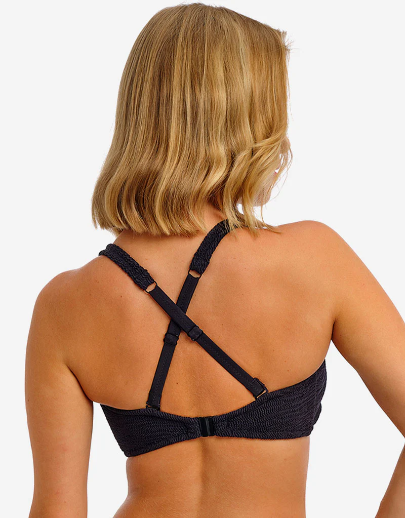 Freya Ibiza Waves Wired Bralette Bikini Top Black - Image 5