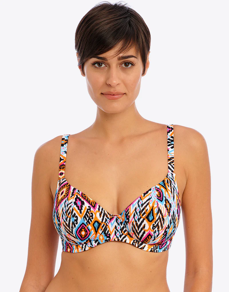 Freya Viva La Fiesta Plunge Bikini Top Multi - Image 3