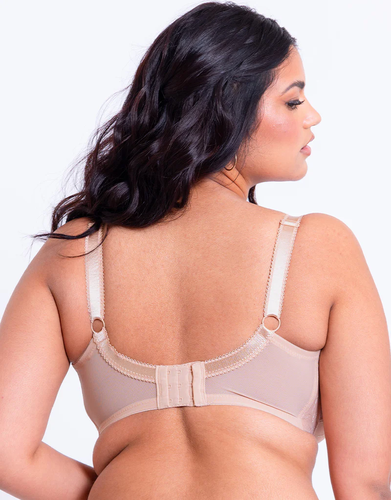 Pour Moi Imogen Rose Embroidered Full Cup Bra Latte - Image 5