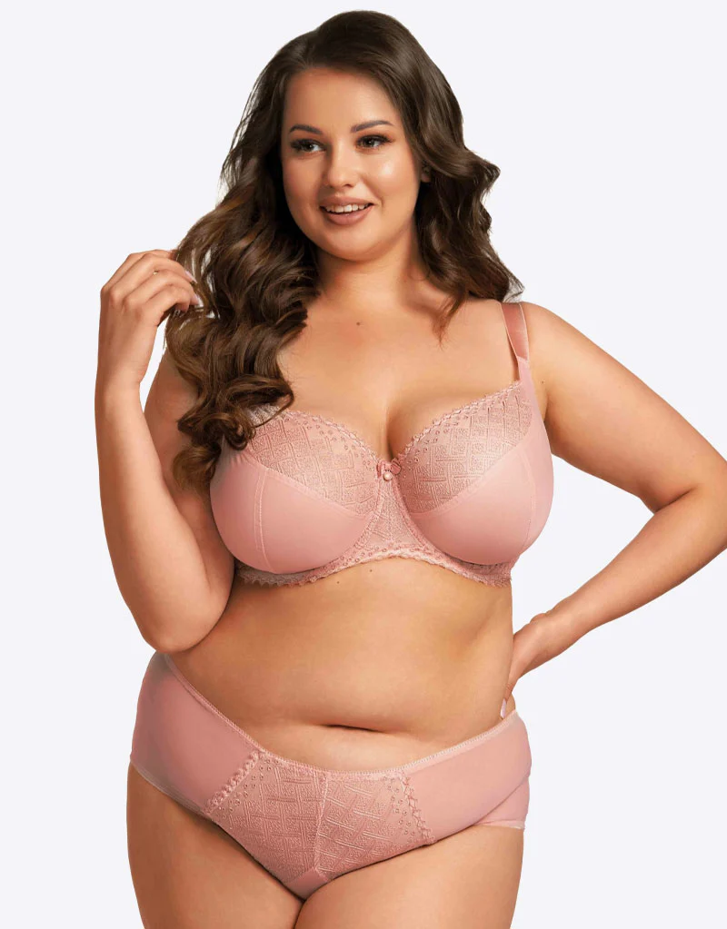 Nessa Joy Balconette Bra Pink