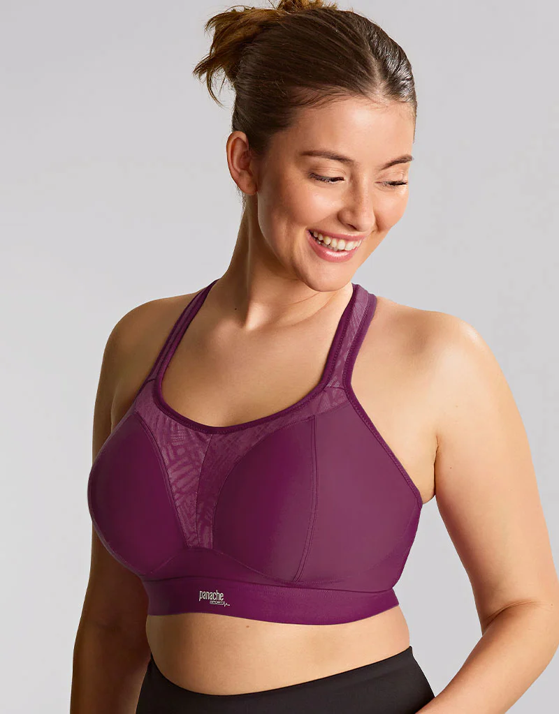 Panache Boundless Sports Bra Berry Purple/Chalk - Image 3