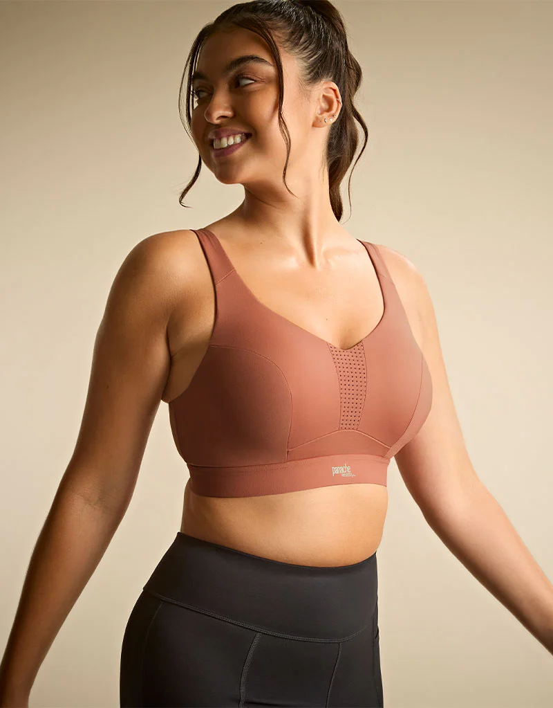 Panache Endurance Non Padded Sports Bra Sienna Rose - Image 2
