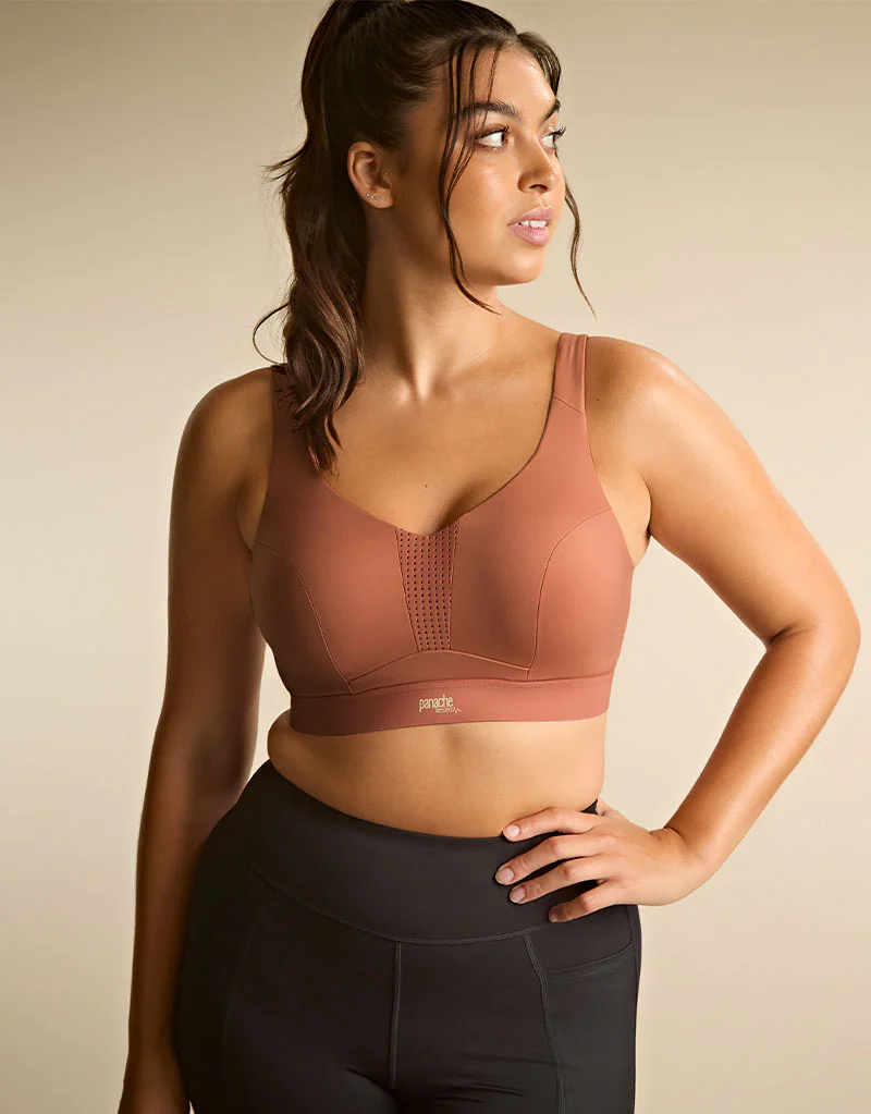 Panache Endurance Non Padded Sports Bra Sienna Rose - Image 7