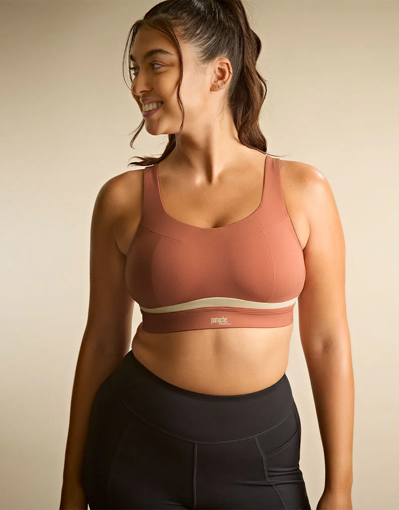 Panache Freedom Non Wired Sports Bra Sienna Rose - Image 2