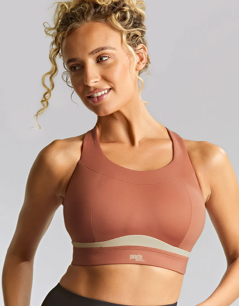 Panache Freedom Non Wired Sports Bra Sienna Rose - Image 3