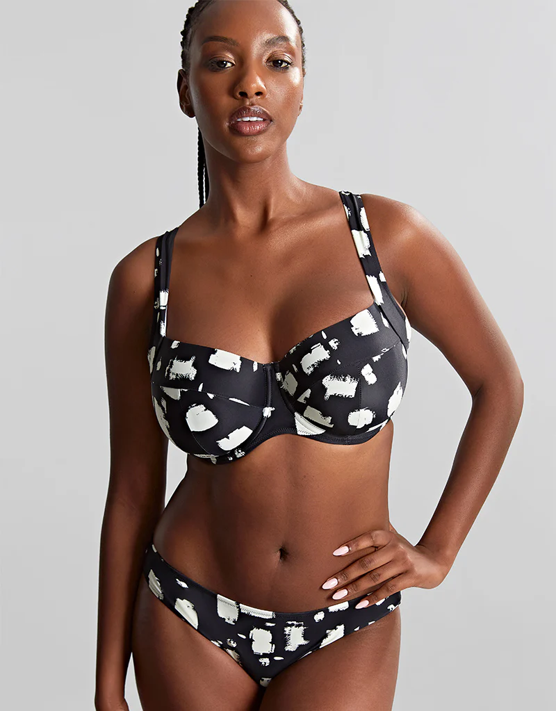 Panache Olivia Full Cup Bikini Top Black Sand - Image 2