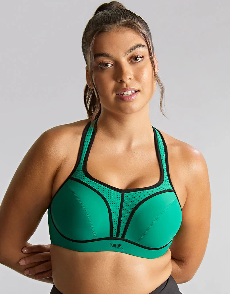 Panache Power Sports Bra Green - Image 3