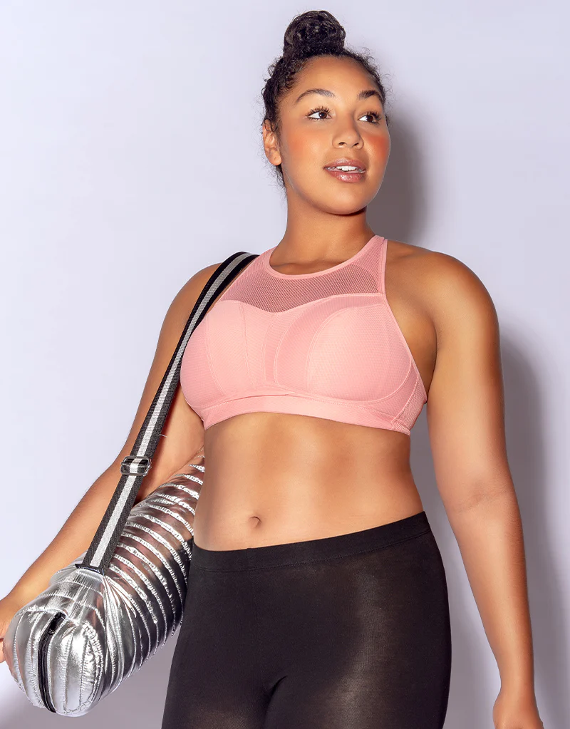 Parfait Active Wireless Sports Bra Pink Blush - Image 2