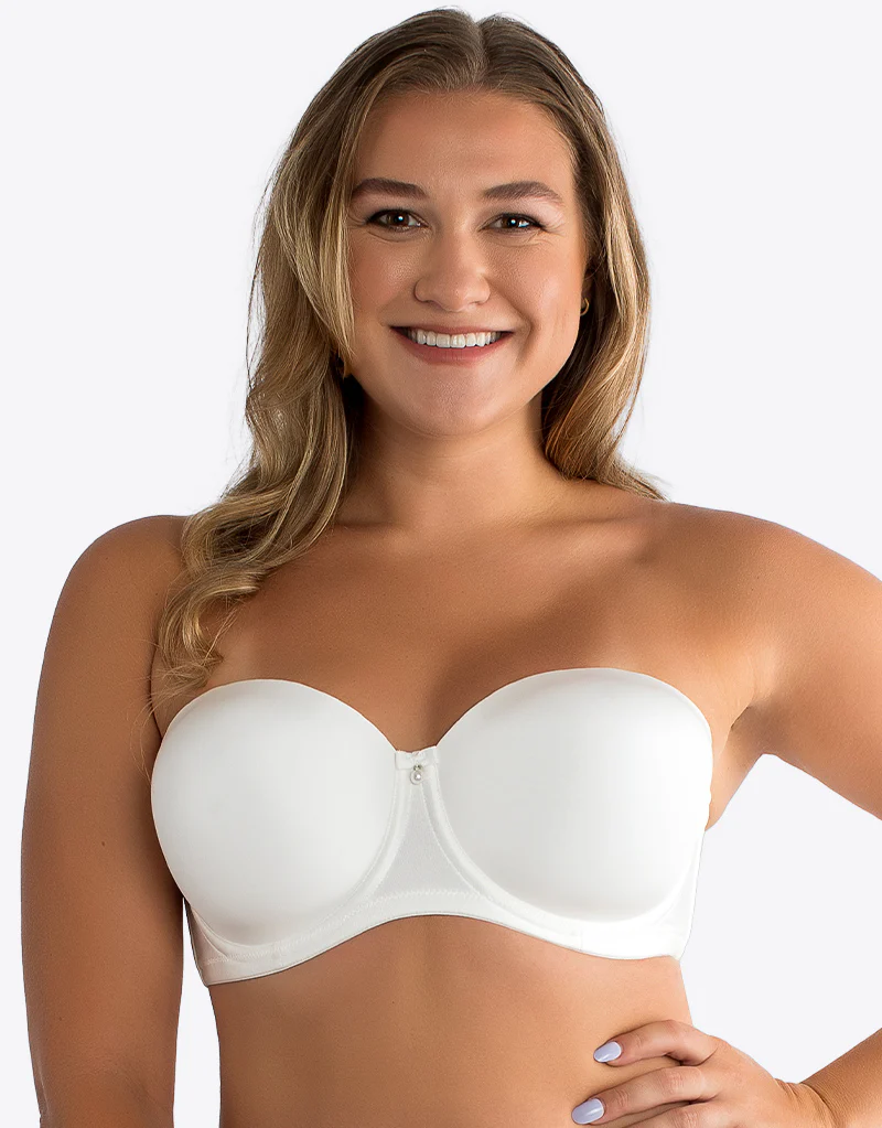Parfait Elise Strapless Bra Pearl White - Image 4