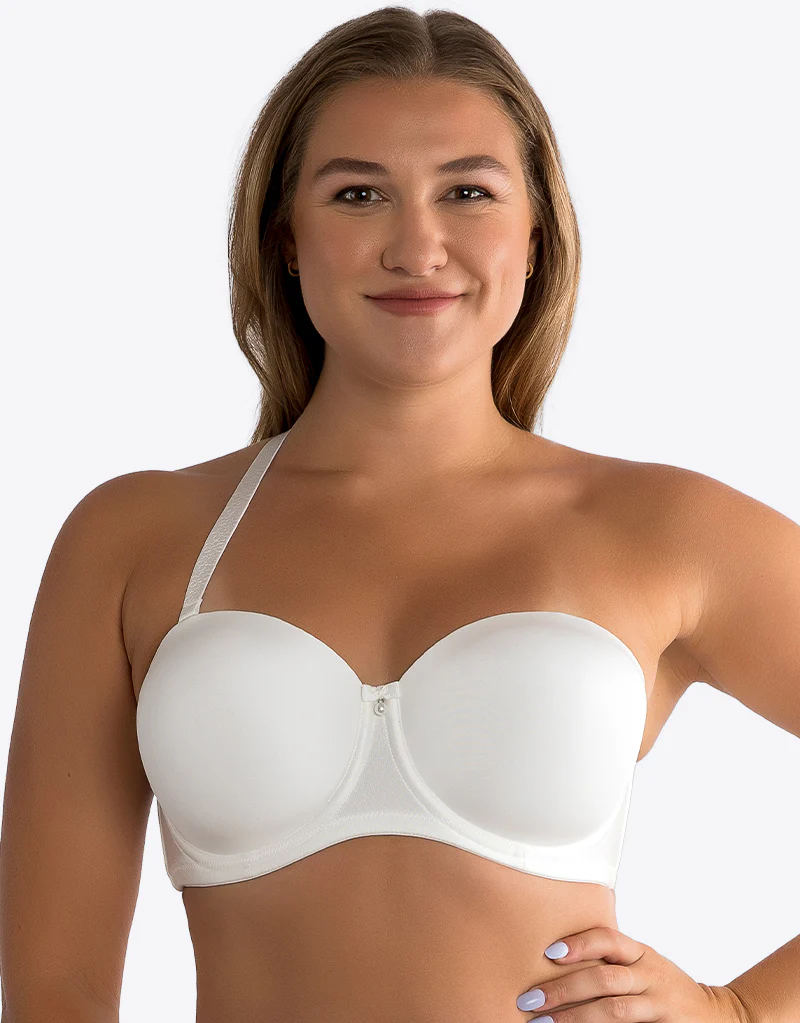 Parfait Elise Strapless Bra Pearl White - Image 8
